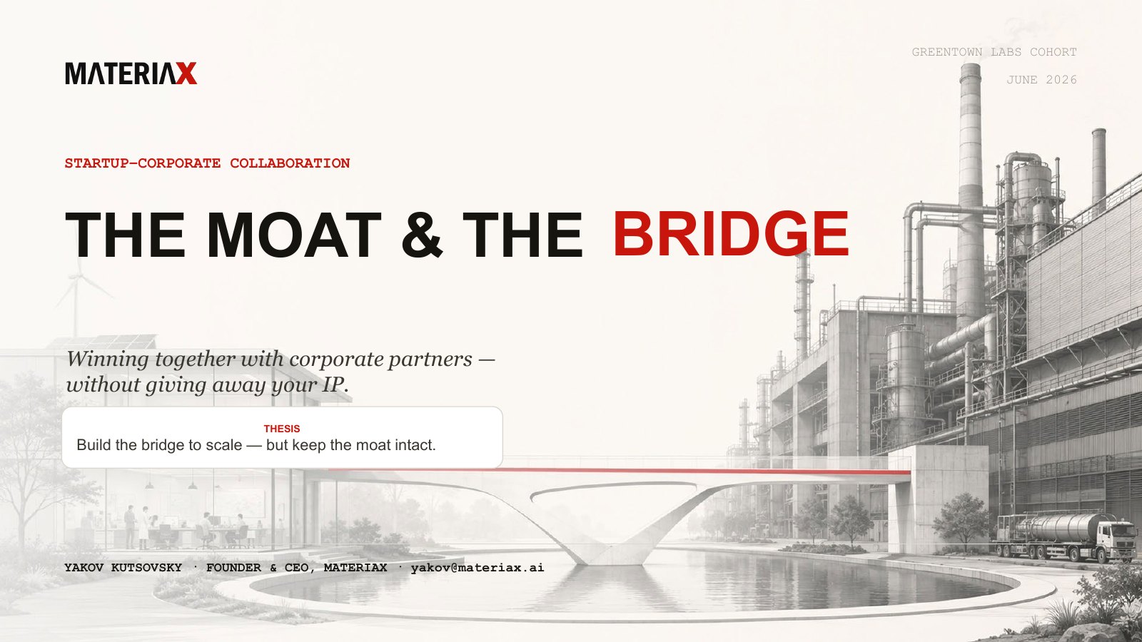 The Moat and the Bridge, slide 1 of 31